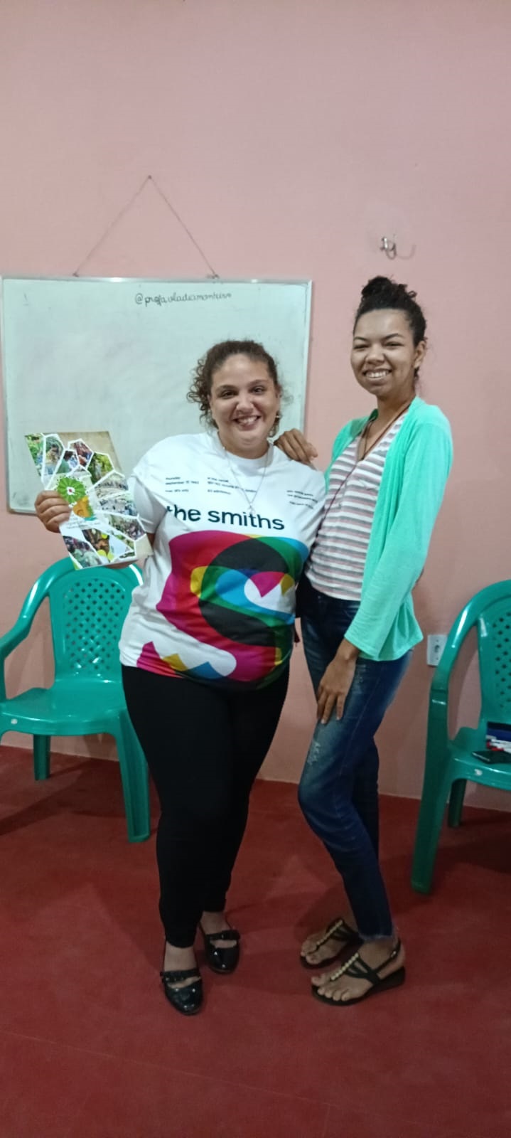 Jovens agricultores na feira